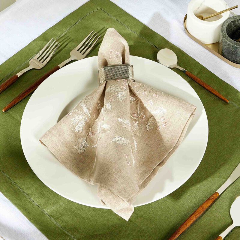 Feliz Placemat Green Set Of 6 catherine denoual feliz placemat green set of 6