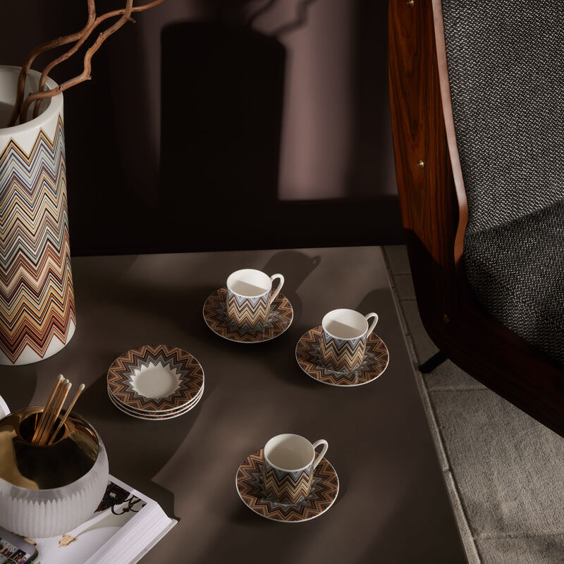 missoni home zig zag jarris coffee cup   saucer pattern set of 6