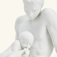 لادرو منحوتة الأب صغيرة بيضاء