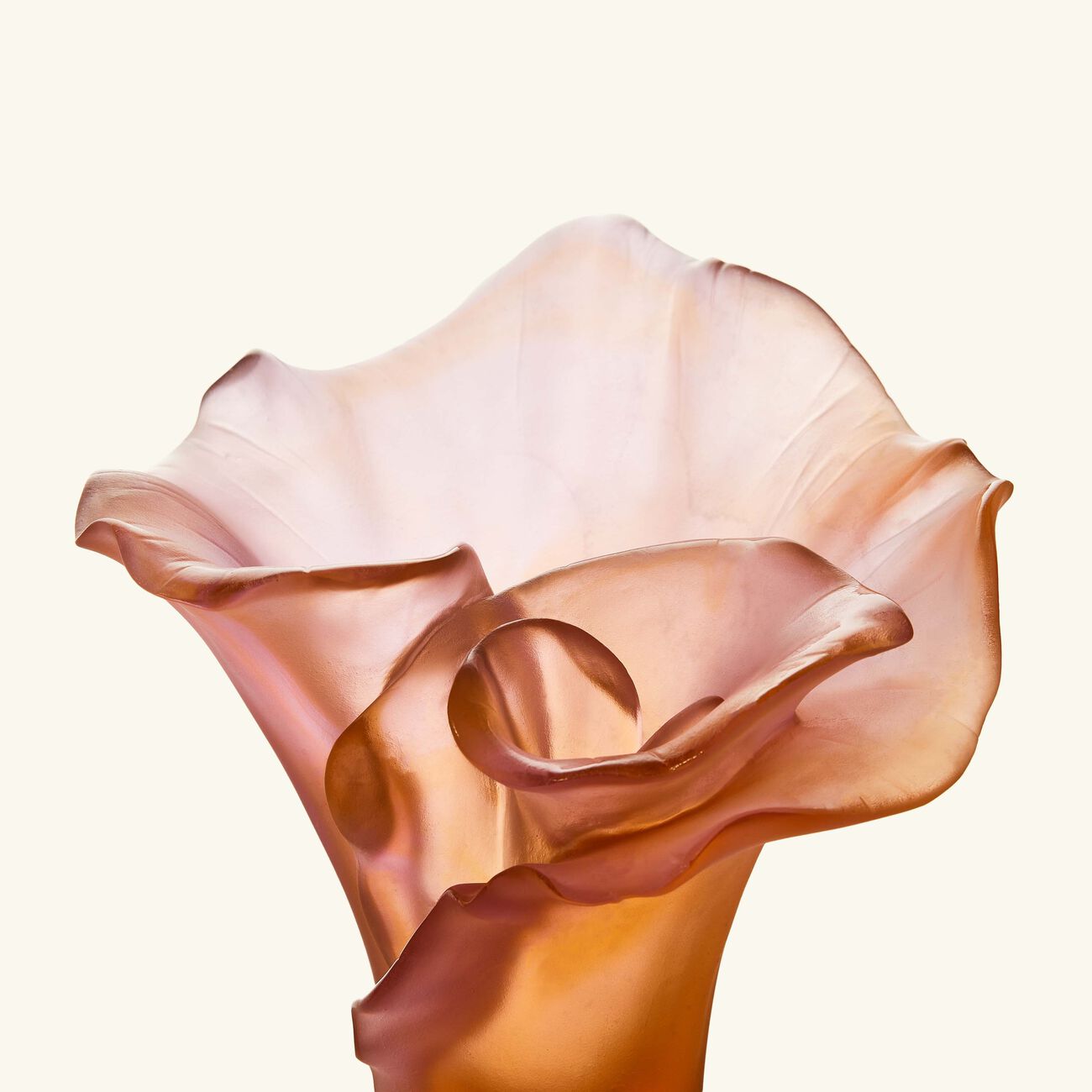 Arum Vase Small Orange daum arum vase small orange