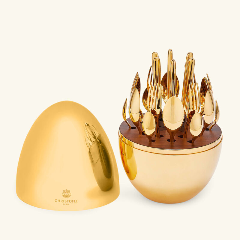 كريستوفل طقم مستلزمات المائدة مود باللون الذهبي