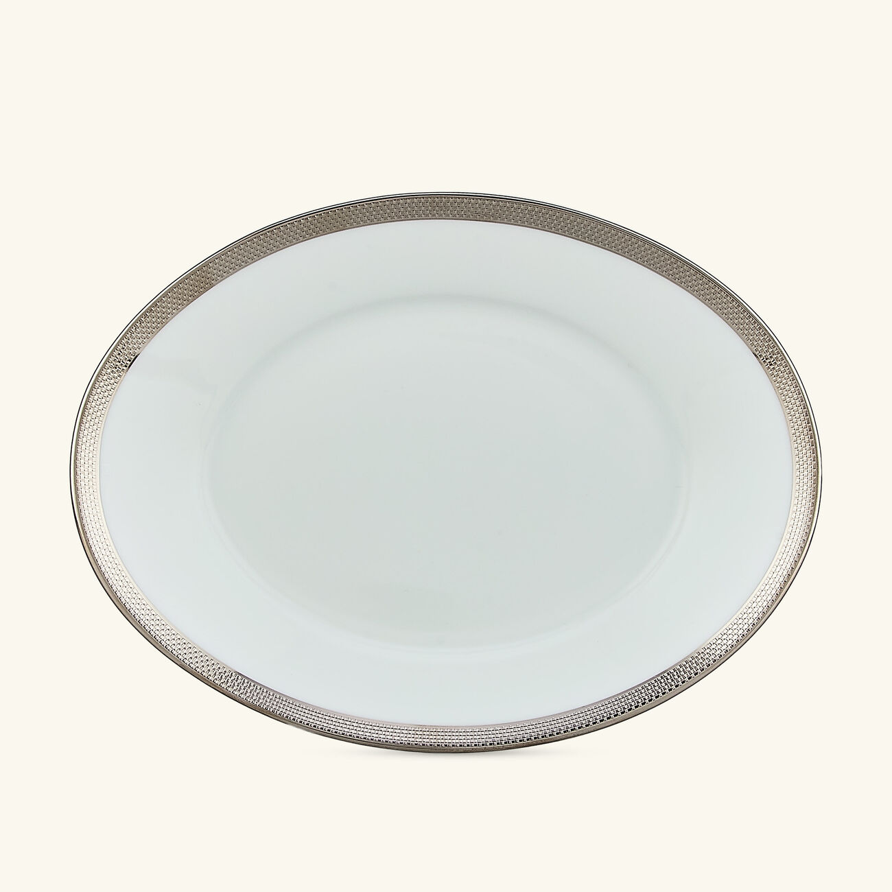 Maille Platine Appetizer Plate White bernardaud maille platine appetizer plate white