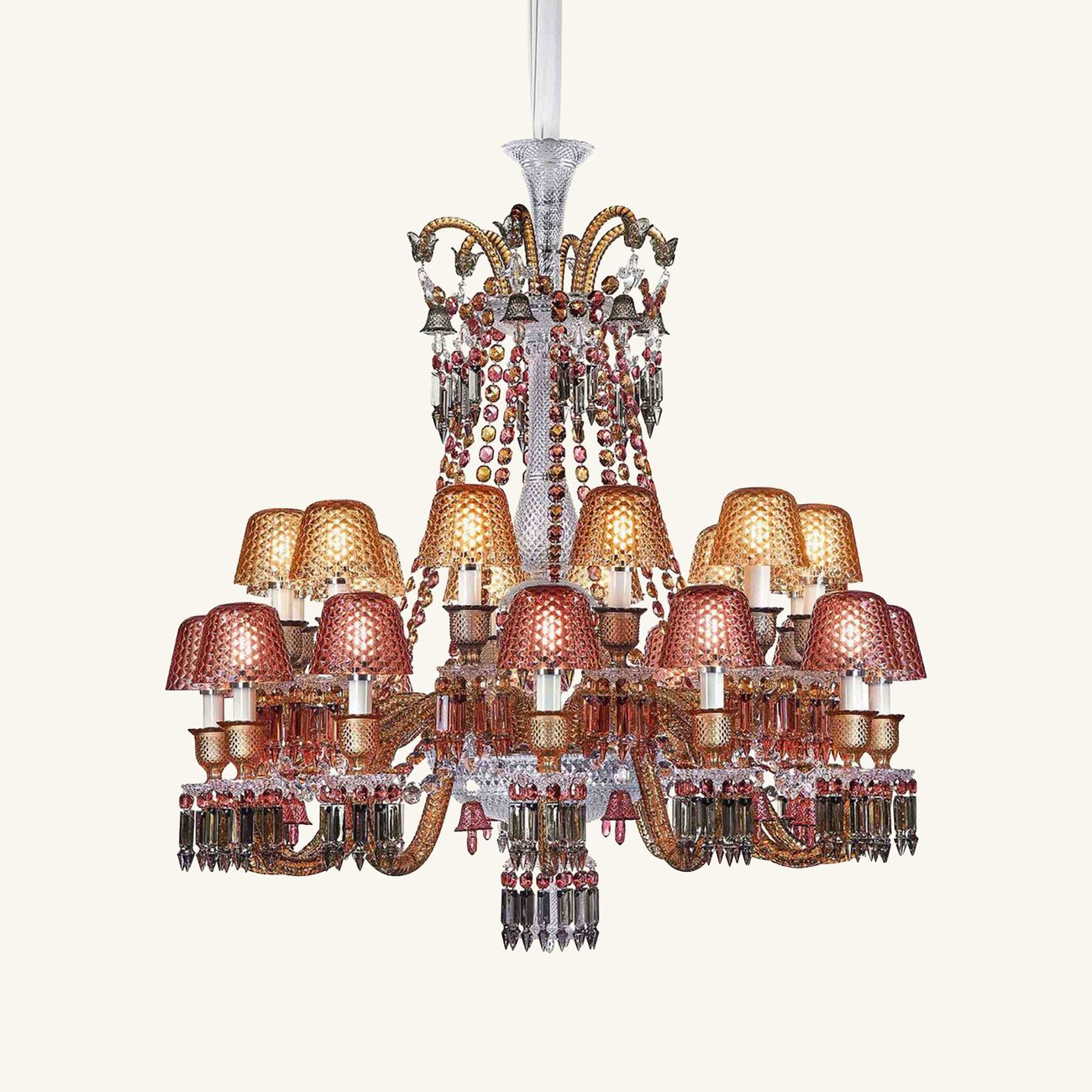 baccarat zenith faunacrystopolis chandelier   limited edition