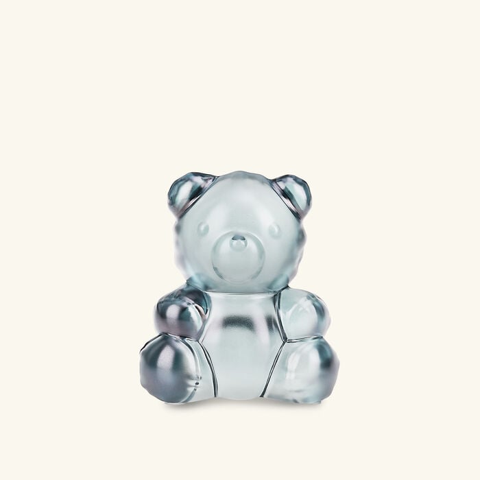 Teddy Air Sculpture Small Blue lalique teddy air sculpture small blue