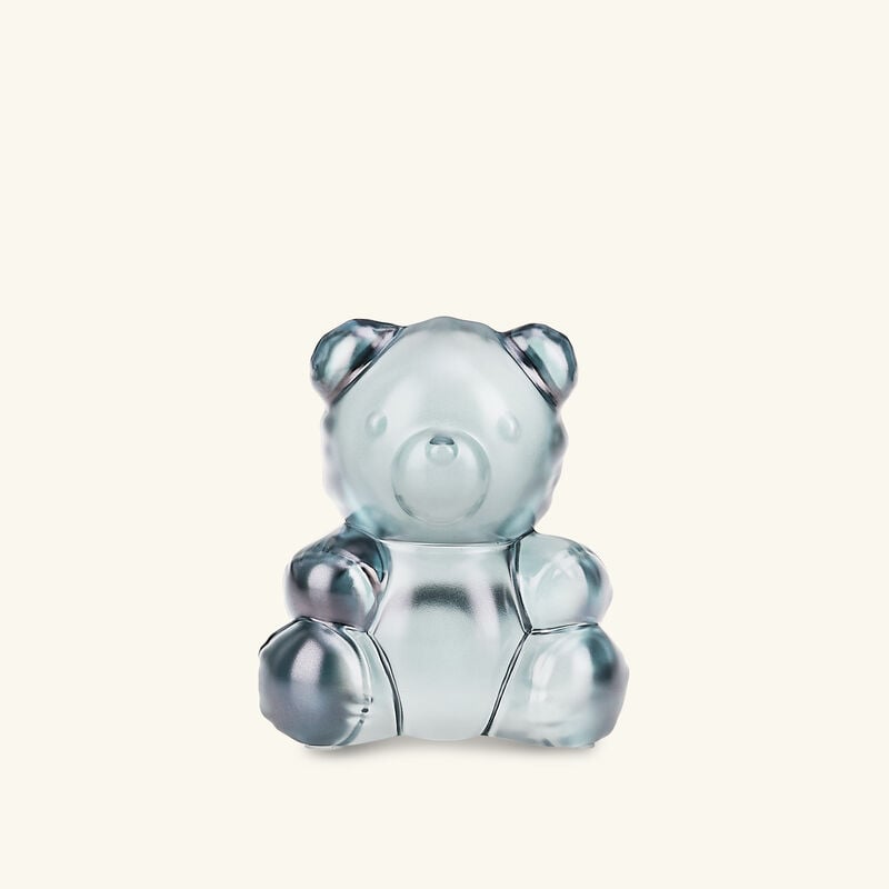 Teddy Air Sculpture Small Blue lalique teddy air sculpture small blue
