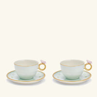 Butterfly Tea Cup & Saucer Blue villari butterfly tea cup saucer blue