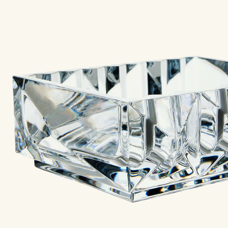 باكارا صينية لوكسر مستطيلة شفافة