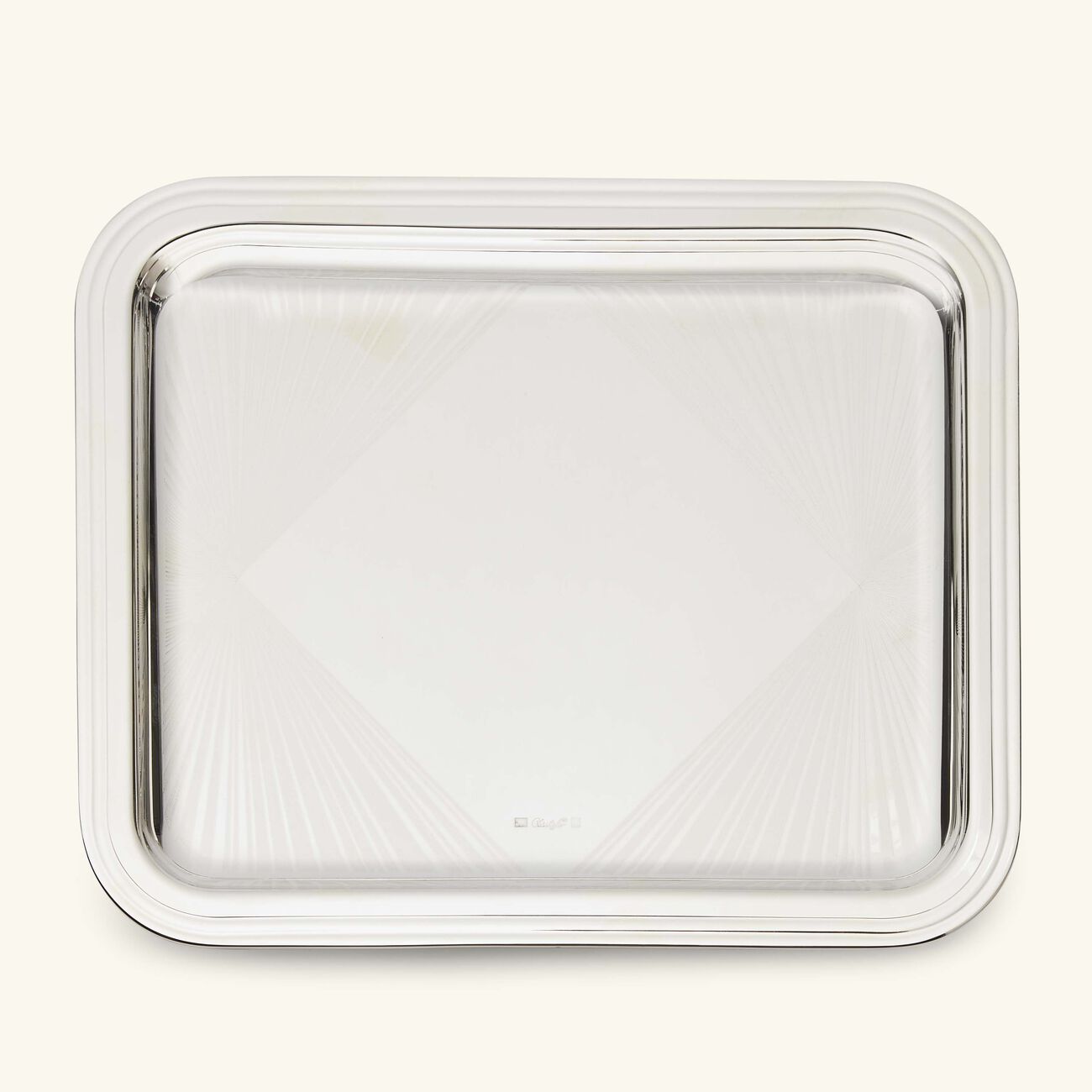 كريستوفل صينية أفير سبيسيال مستطيلة صغيرة مطلية بالفضة لياسمين الملا