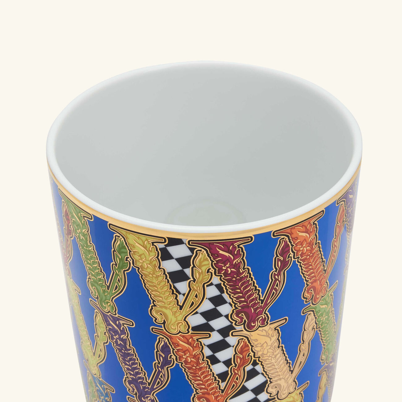 Virtus Gala Vase Small Blue versace virtus gala vase small blue