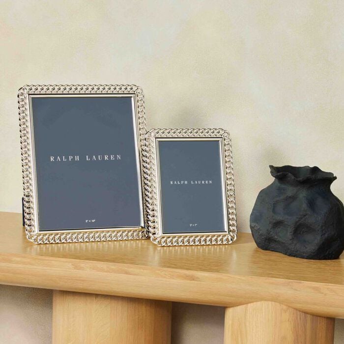 ralph lauren home blake picture frame silver plated 12x17cm
