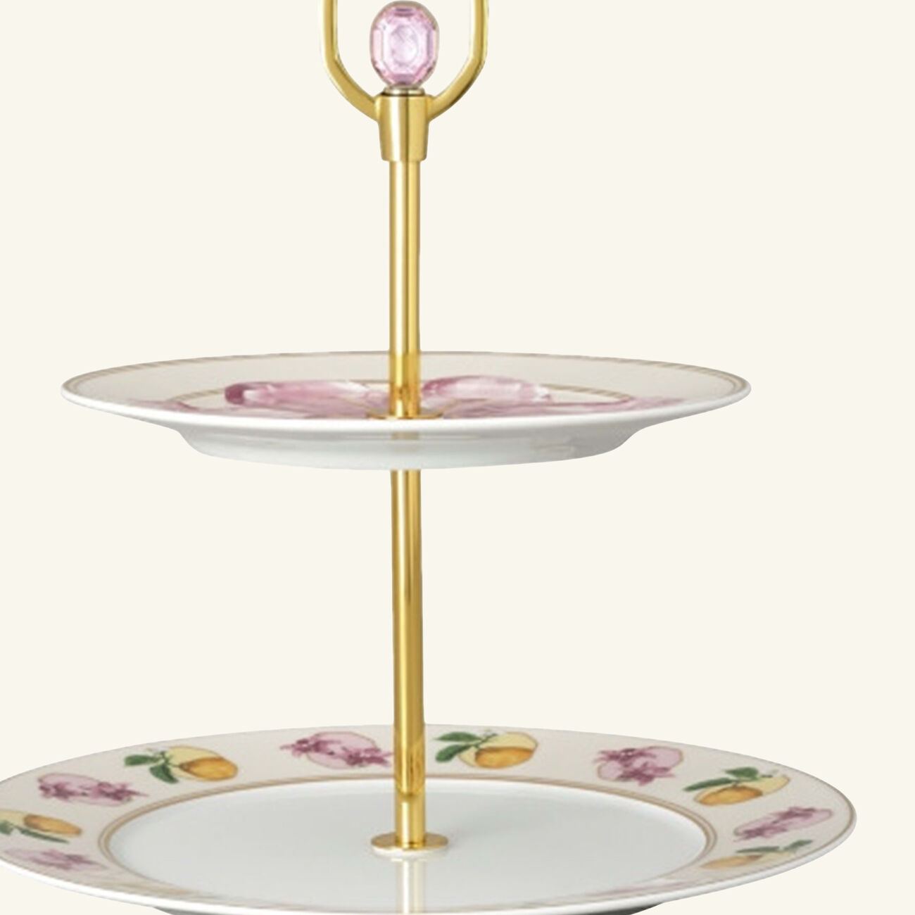 Idyllia 2 Tiers Cake Stand Marshmallow rosenthal idyllia 2 tiers cake stand marshmallow