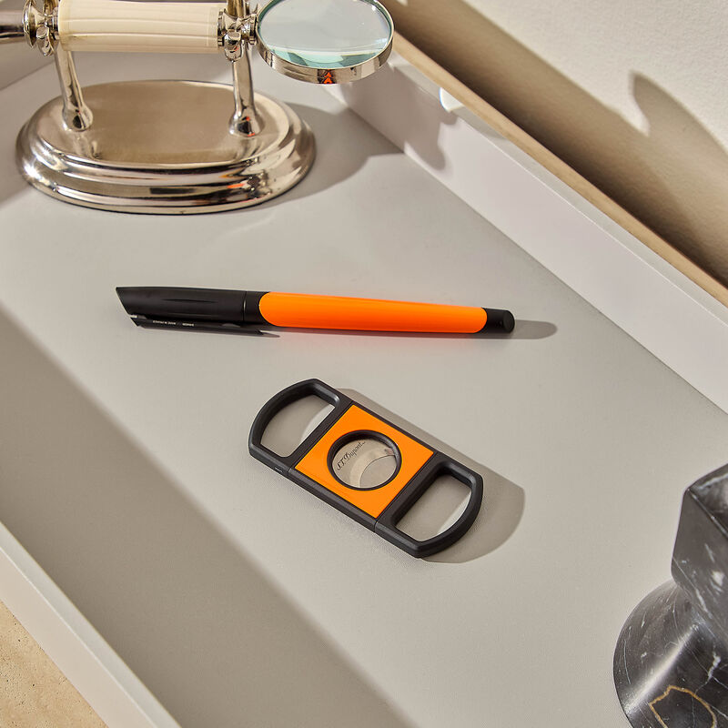 Guillotine Cigar Cutter Orange st dupont guillotine cigar cutter orange