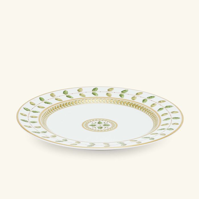 bernardaud constance bread   butter plate round green 16cm