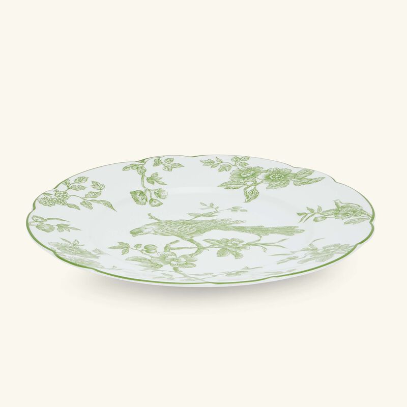 bernardaud albertine salad plate round green 21cm