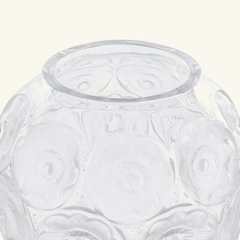 Anmones Vase Medium Clear lalique anmones vase medium clear