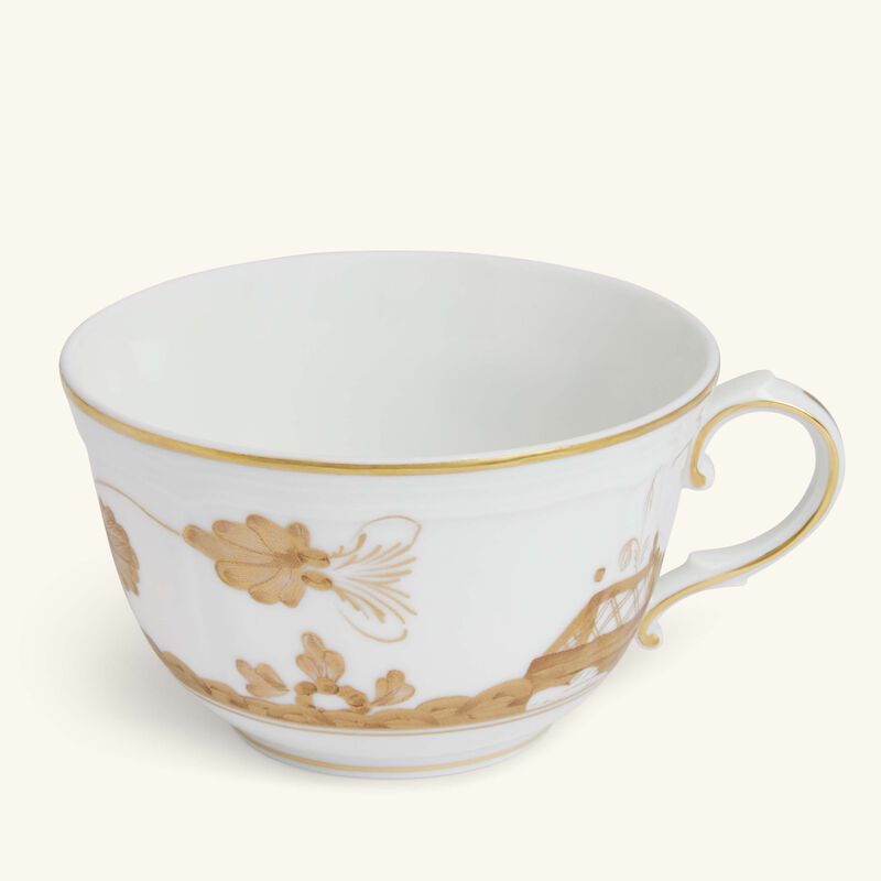 جينوري 1735 فنجان الشاي أوريينتي إيتاليانو بنقوش ذهبية