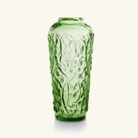 lalique mures vase large green limited edition