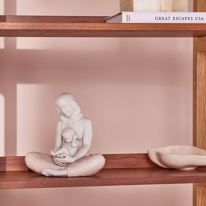lladro the mother sculpture small white