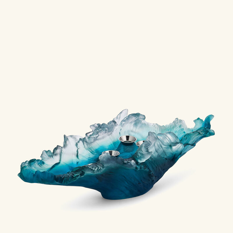 دوم شمعدان مايا كبير أزرق