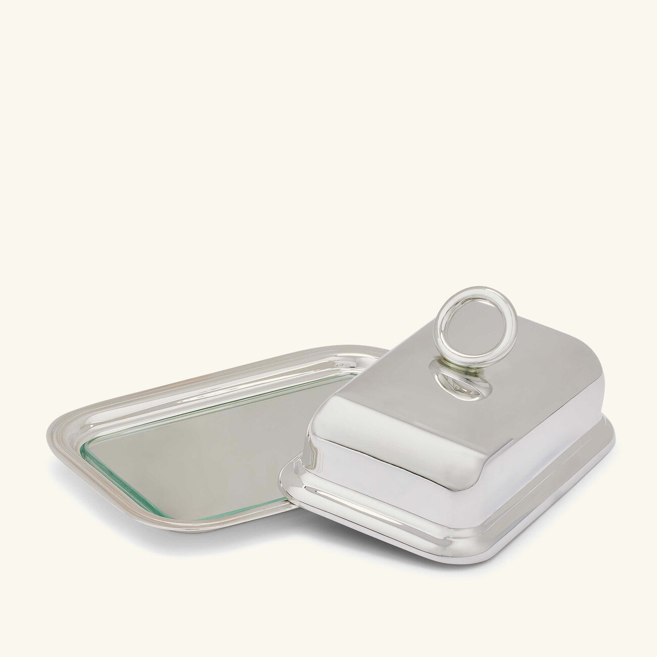 كريستوفل طبق الزبدة فيرتيجو باللون الفضي