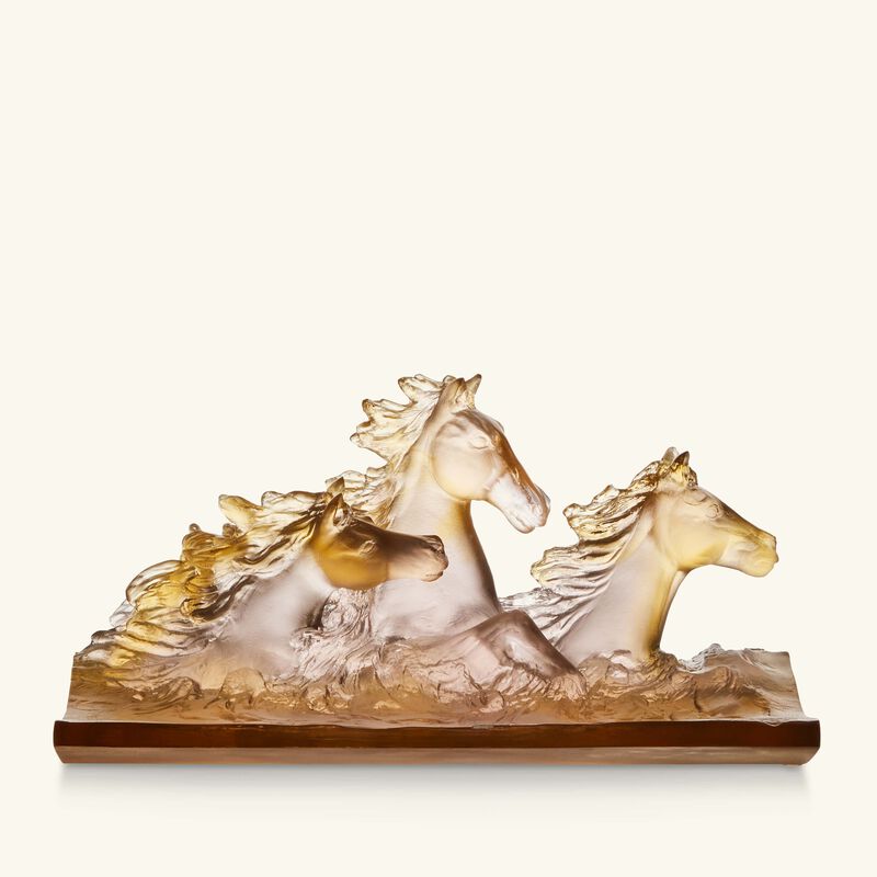 daum cavalcade pencil tray brown