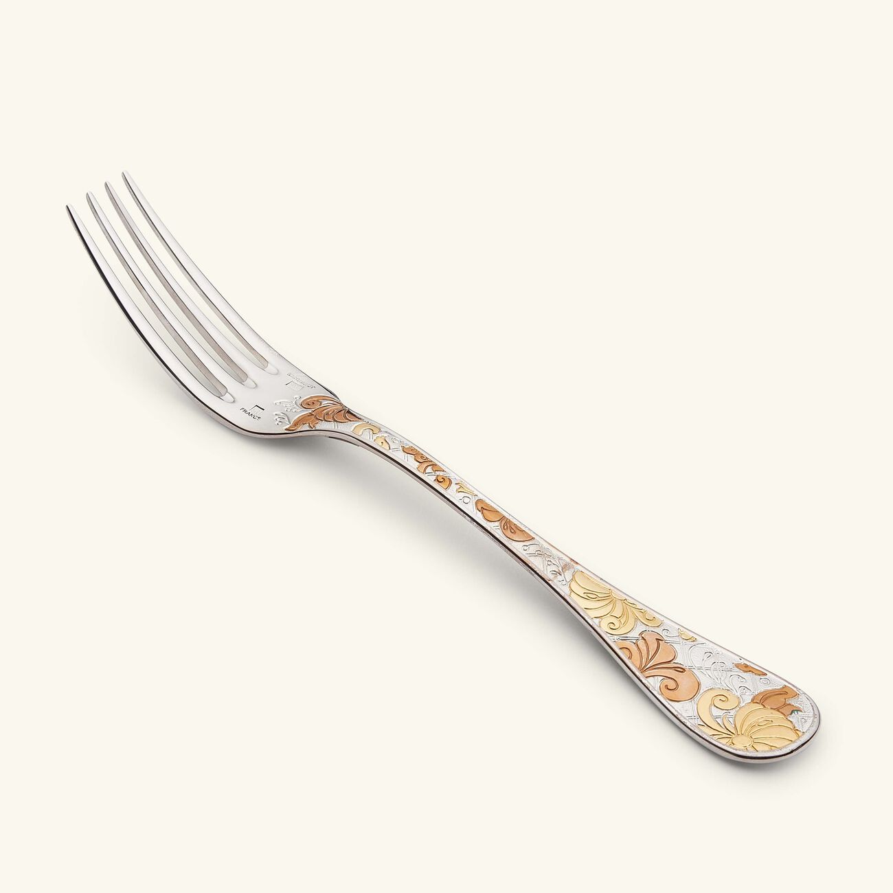 Jardin D'Eden Fork Silver Plated Gold christofle jardin d eden fork silver plated gold
