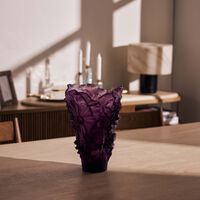 دوم مزهرية كاميليا كبيرة باللون البنفسجي