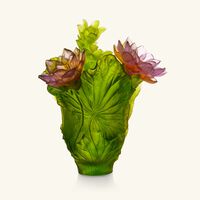 Jardin De Lotus Magnum Vase Large daum jardin de lotus magnum vase large