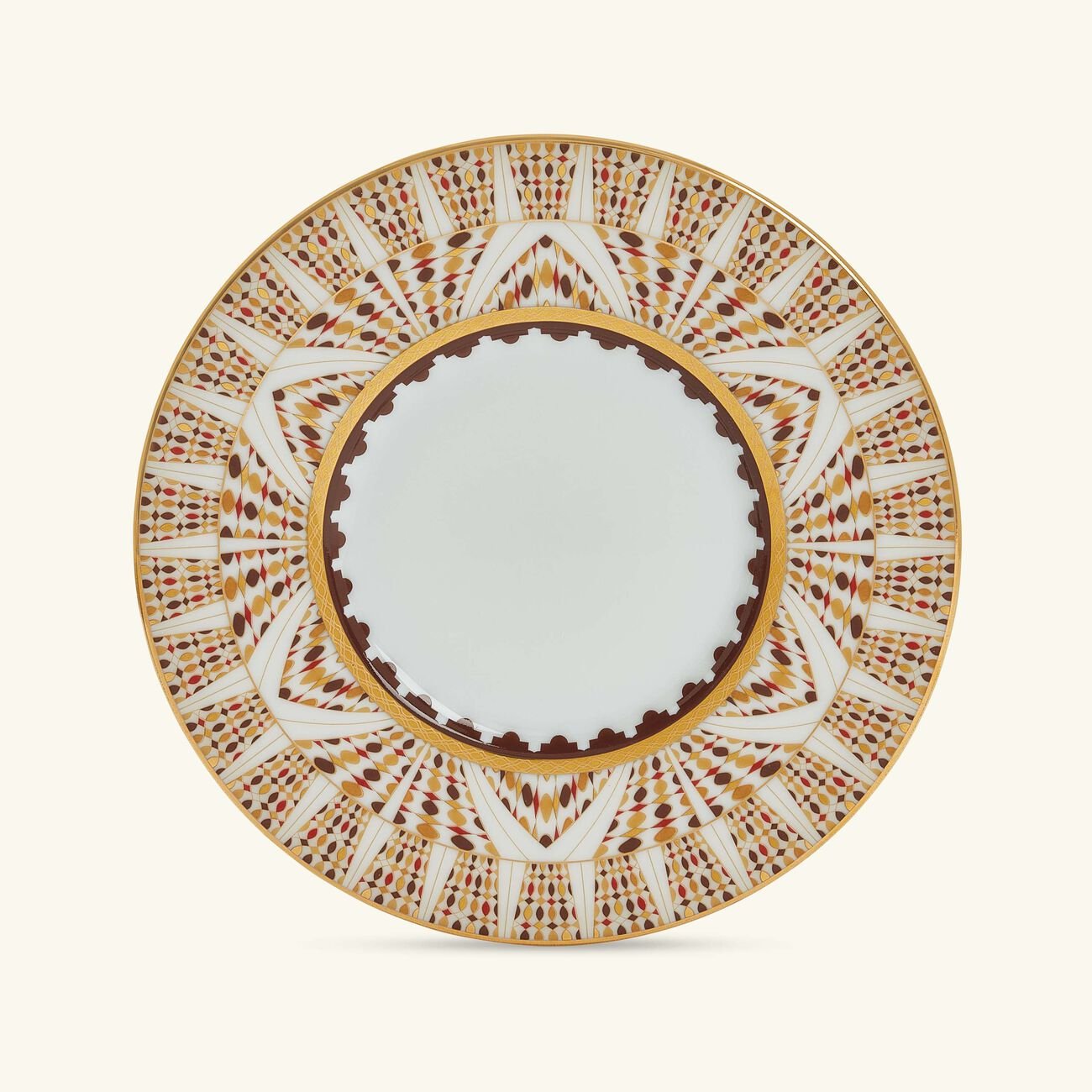 هافيلاند طقم رويال كافالييه المؤلف من 4 فناجين للشاي مع صحونها بنقوش ذهبية