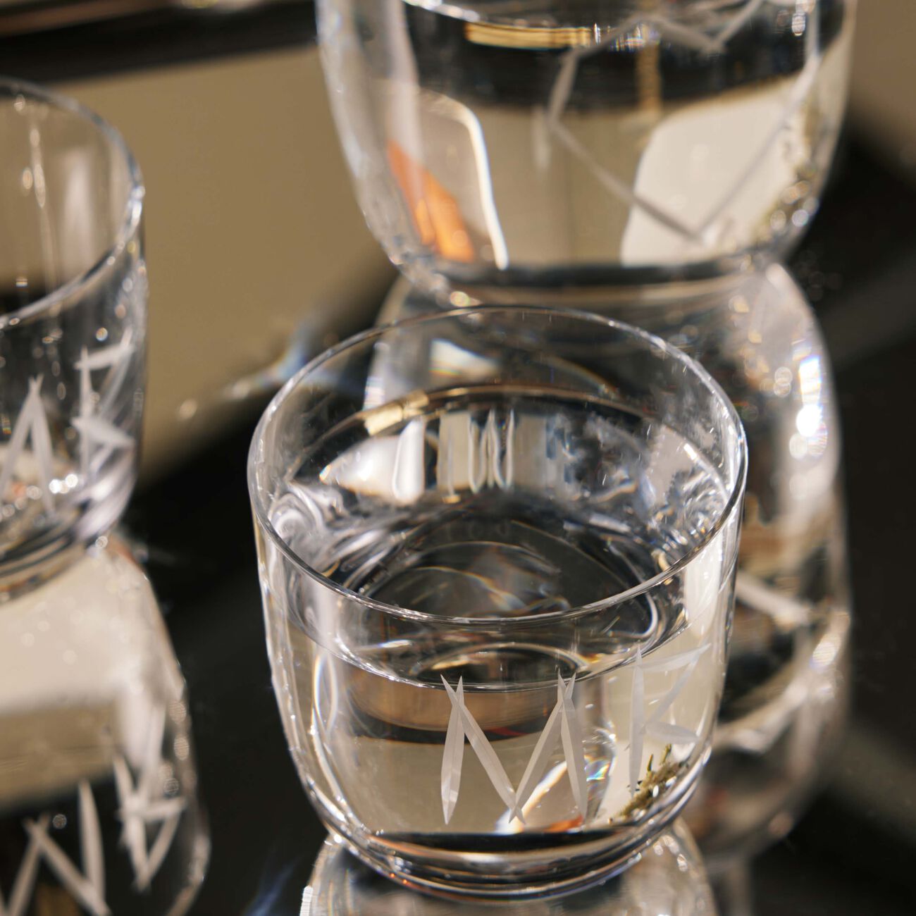 ABC MR Drinking Glass Clear ruckl abc mr drinking glass clear