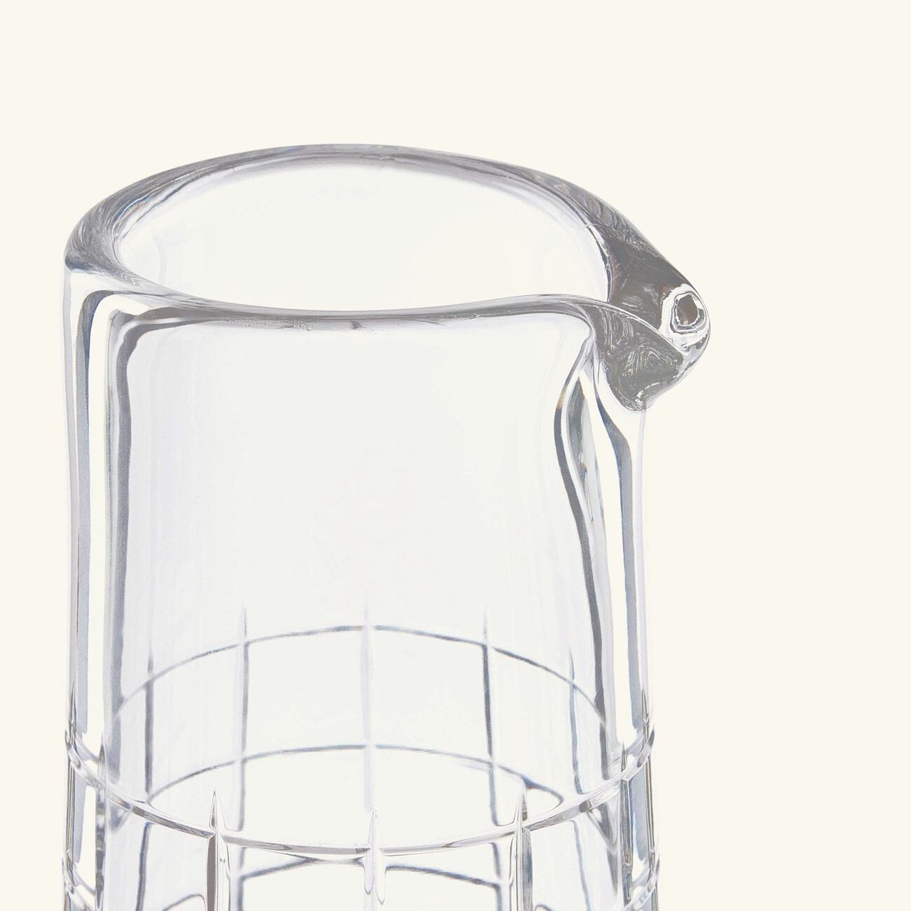 christofle graphik water pitcher clear