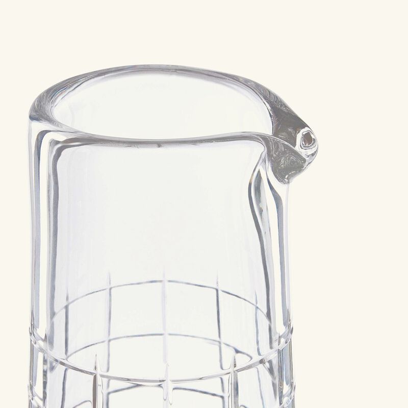 christofle graphik water pitcher clear