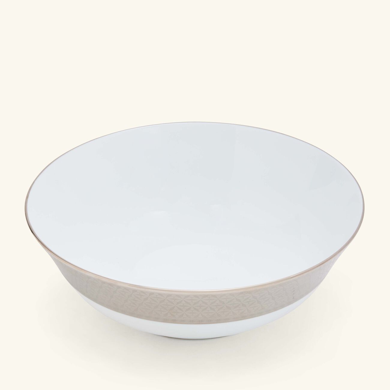 Divine Salad Bowl Silver bernardaud divine salad bowl silver