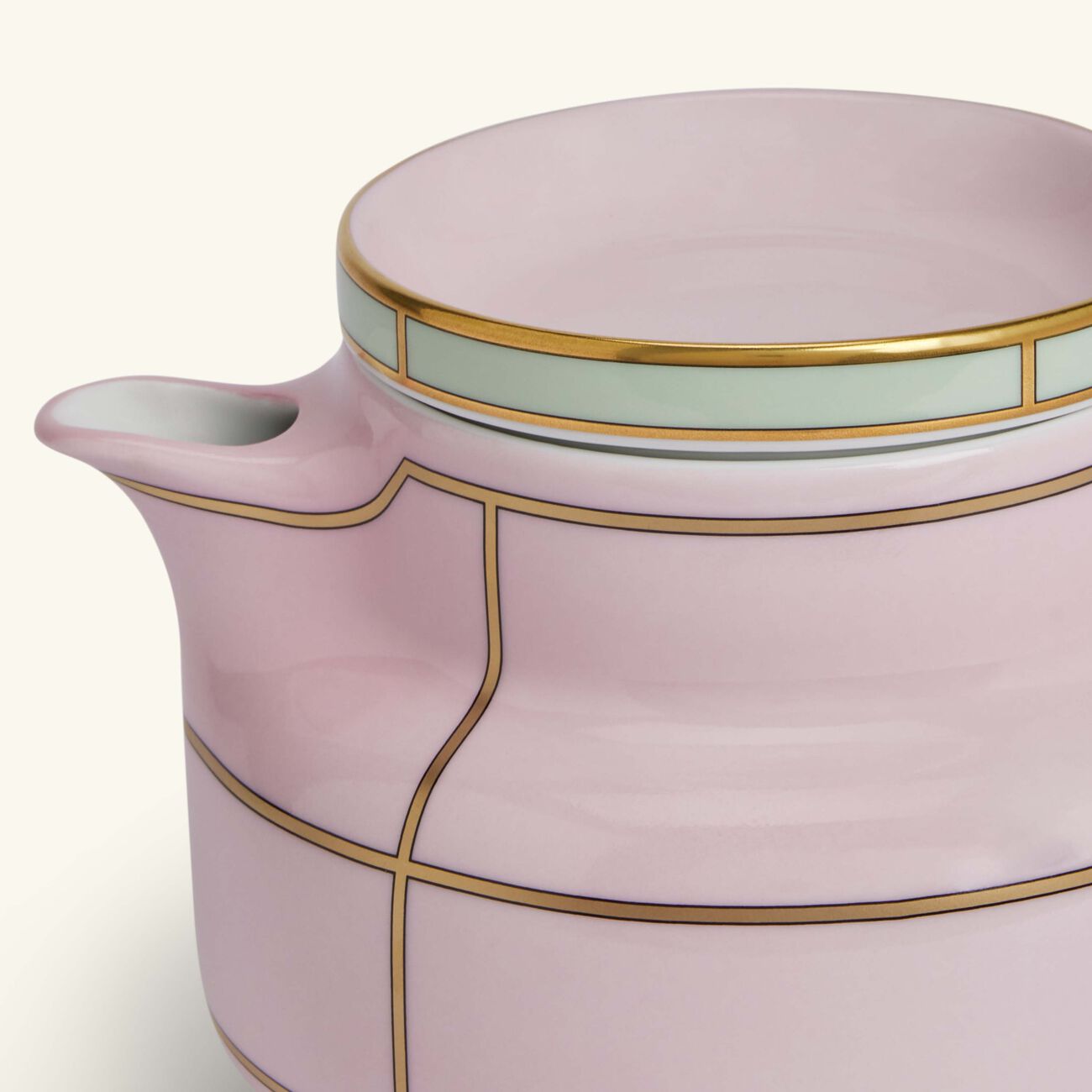 جينوري 1735 إبريق الشاي ديفا باللون الوردي