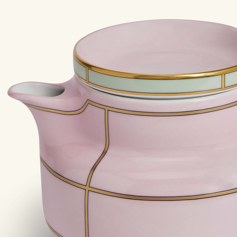 جينوري 1735 إبريق الشاي ديفا باللون الوردي