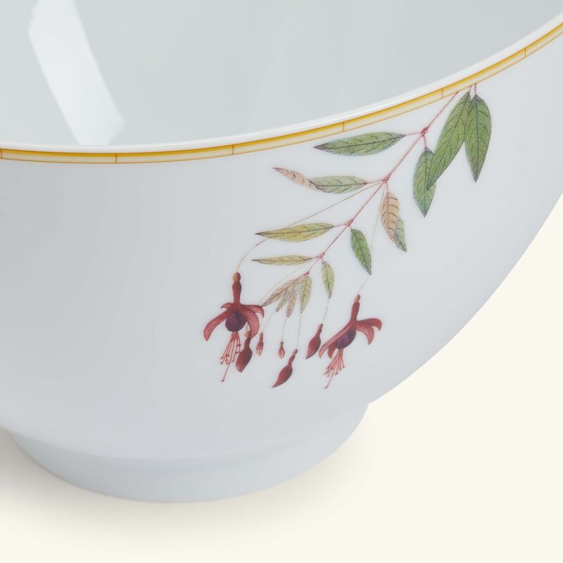 bernardaud jardin indien salad bowl white 26cm