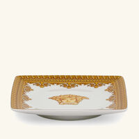 versace i love baroque trinket tray square white 11cm