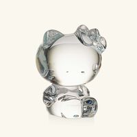 Happiness Paradise Hello Kitty Figurine Clear Small baccarat happiness paradise hello kitty figurine clear small