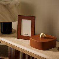 assouline heritage frame camel 24x19 cm