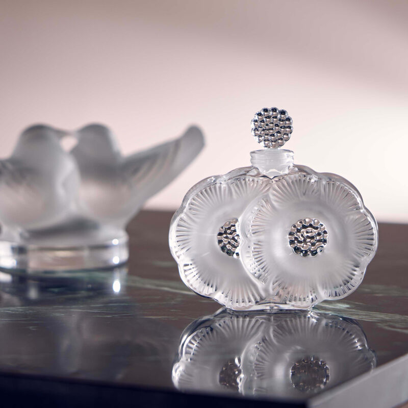 lalique two flowers perfume bottle