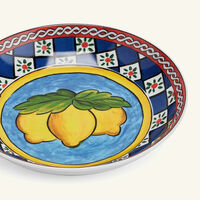 Carretto Lemon Soup Plate Round 20cm Set Of 2 dolce gabbana casa carretto lemon soup plate round 20cm set of 2