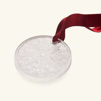 lalique terramineral frost ornament mini clear