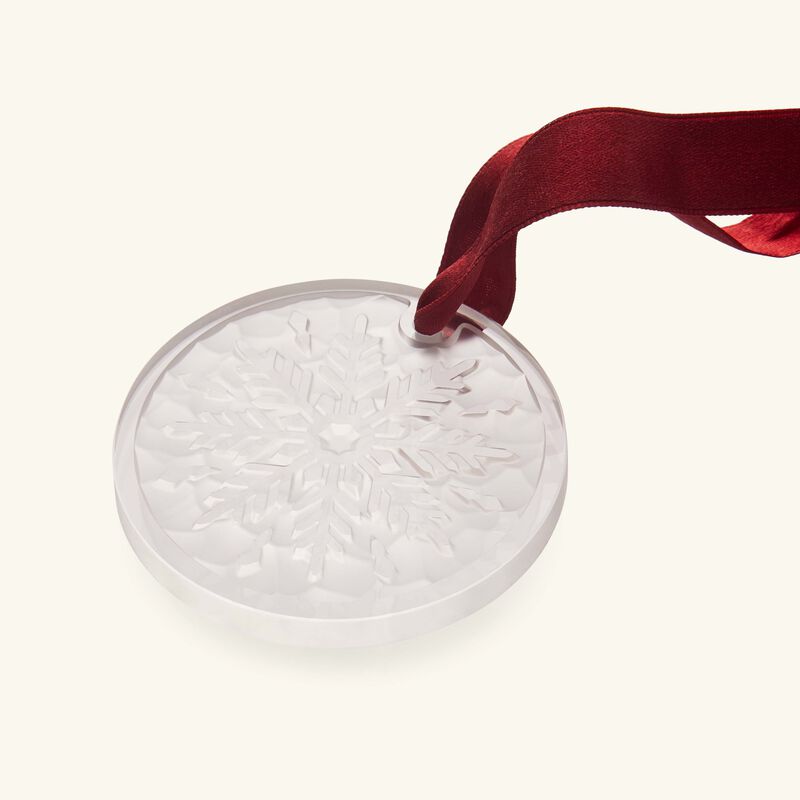 lalique terramineral frost ornament mini clear