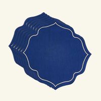 Arabesque Placemat Blue Set Of 6 catherine denoual arabesque placemat blue set of 6