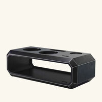 baccarat octogone bar accessory case black