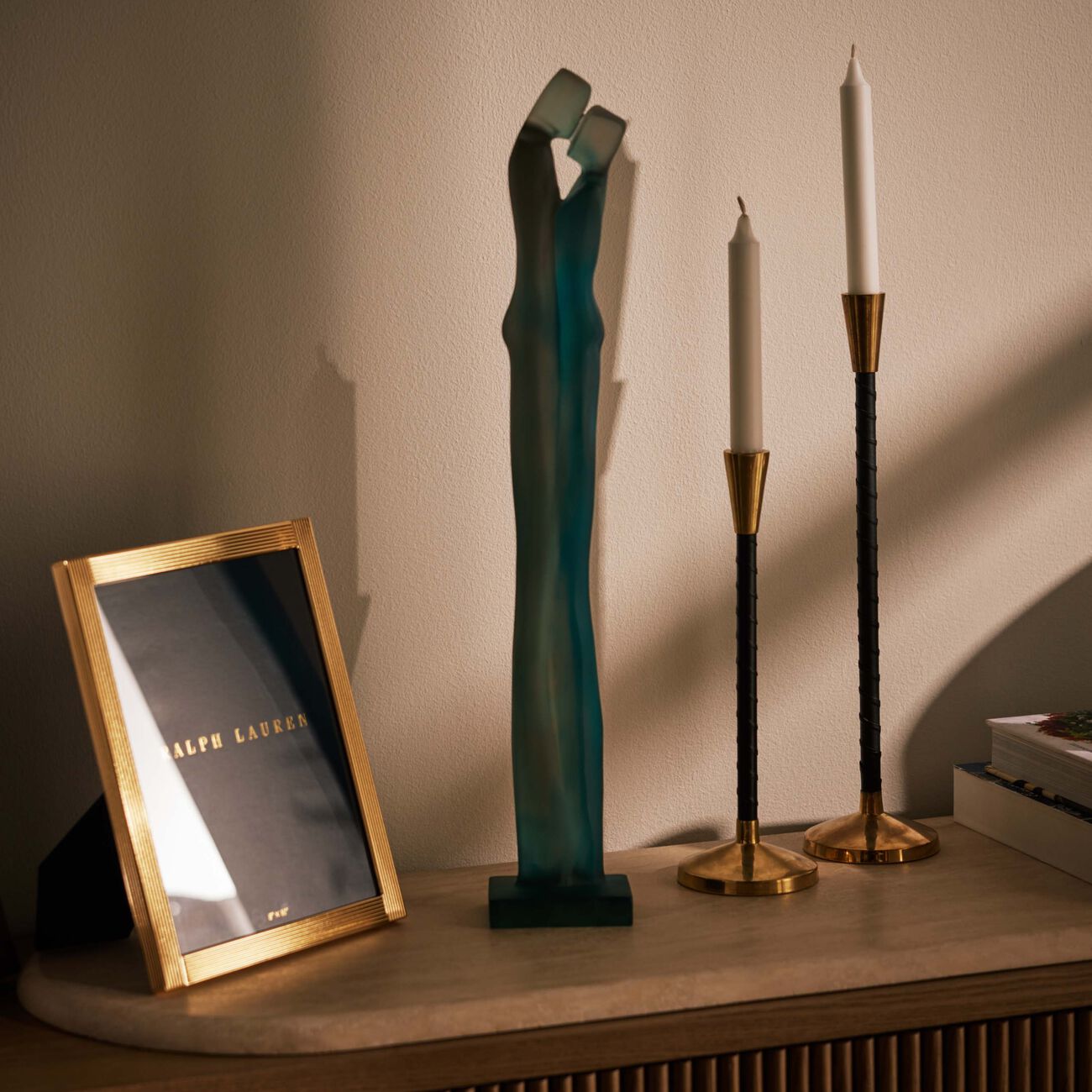 daum depart sculpture large blue