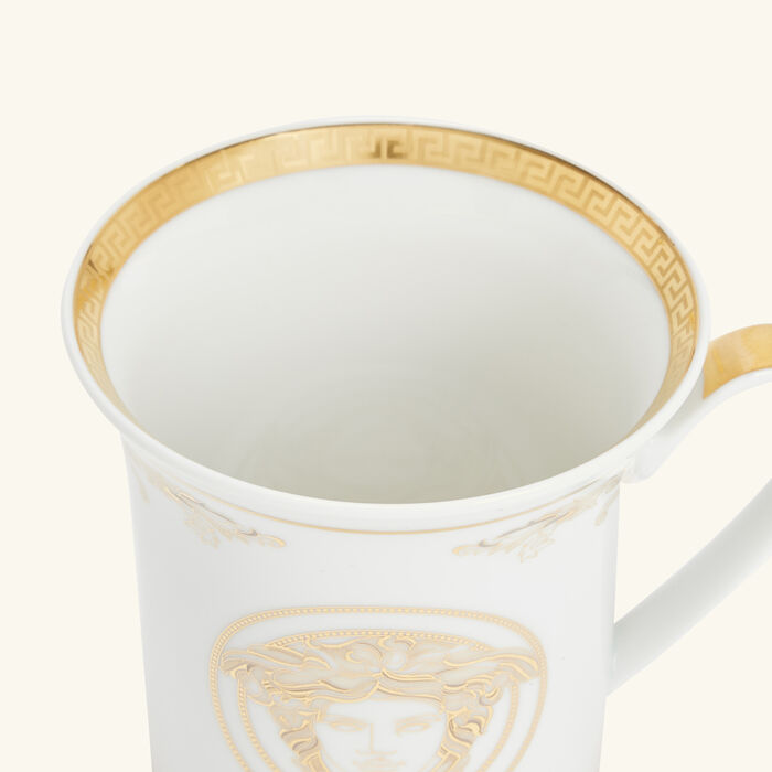 versace medusa gala mug gold