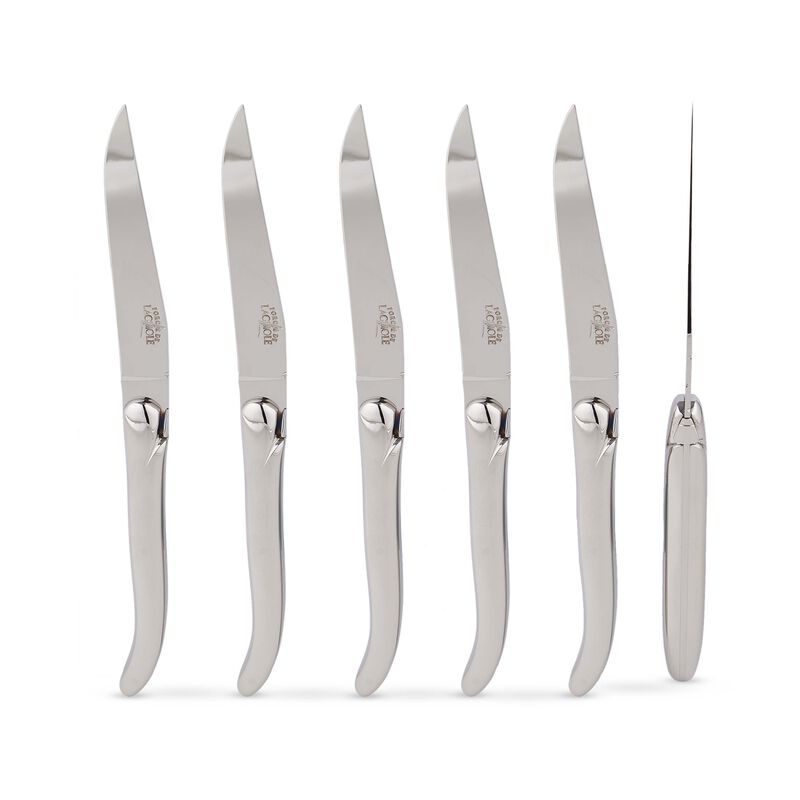Set of 6 - Philippe Starck Stainless Steel Table Knives, large