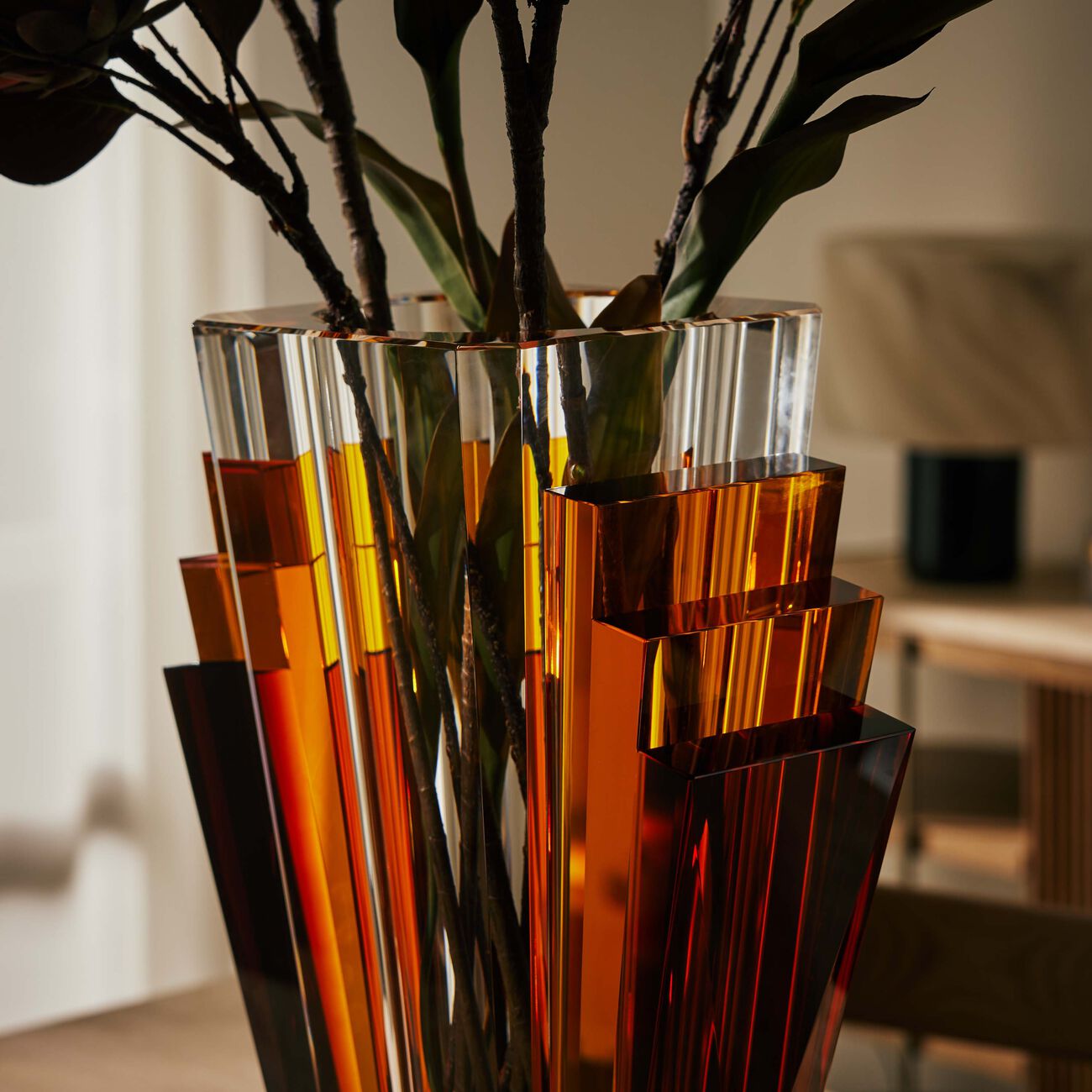 ريفليكشنز كوبنهاغن مزهرية راديانت من الكريستال   إصدار محدود