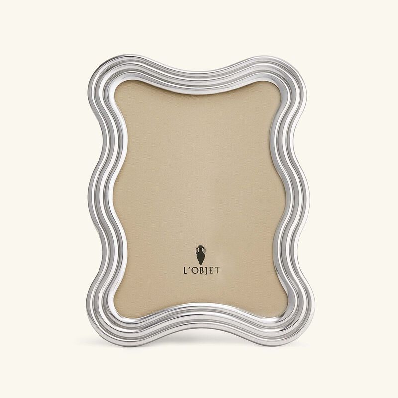 Ripple Frame 13x 18 cm Platinum l objet ripple frame 13x 18 cm platinum